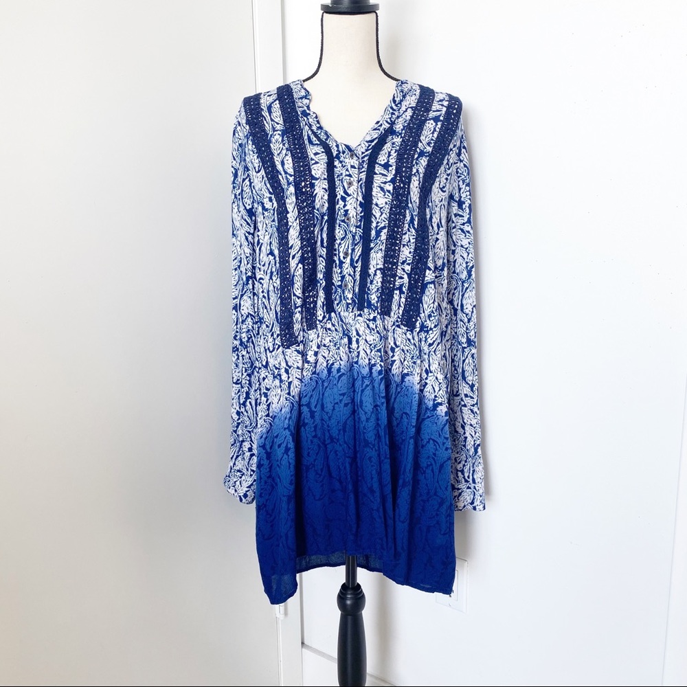 Knox Rose Along Sleeve Boho Dress